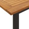 vidaXL 5 Piece Garden Dining Set Solid Wood Acacia and Metal