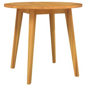 vidaXL Garden Table &Oslash;85x75 cm Solid Wood Acacia