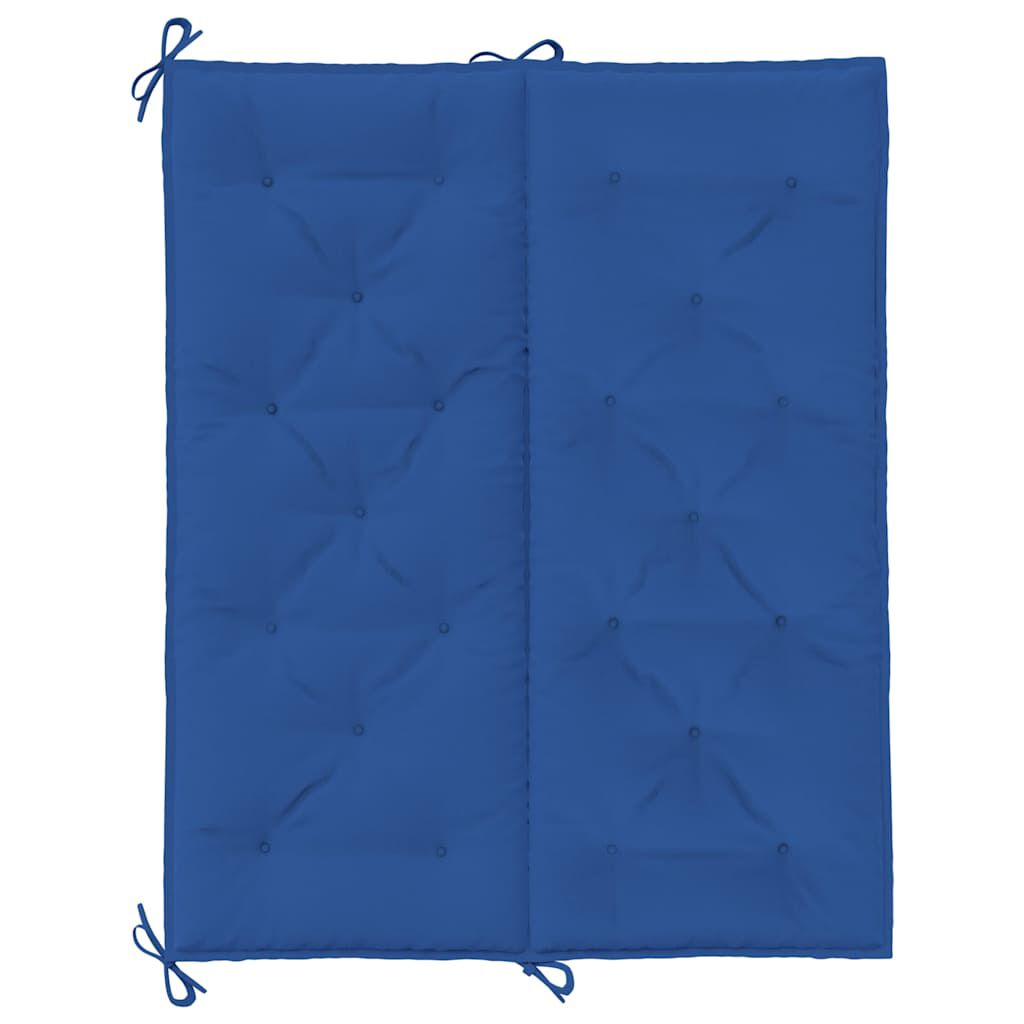 vidaXL Garden Bench Cushion Blue 120x(50+50)x7cm Oxford Fabric