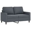 vidaXL 3 Piece Sofa Set with Pillows Dark Grey Velvet