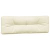vidaXL Pallet Cushions 5 pcs Cream Fabric