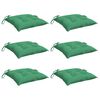 vidaXL Pallet Cushions 6 pcs Green 50x50x7 cm Oxford Fabric