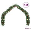 vidaXL Christmas Garland Decorated with Baubles 5 m