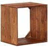 vidaXL Wall Shelf 40x30x40 cm Solid Acacia Wood
