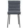 vidaXL Dining Chairs 4 pcs Dark Grey Velvet