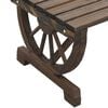 vidaXL Garden Bench 2-Seater Solid Wood Fir