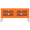 vidaXL TV Cabinet Orange 105x35x50 cm Steel