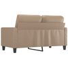vidaXL 2-Seater Sofa Cappuccino 120 cm Faux Leather