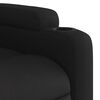 vidaXL Massage Recliner Chair Black Fabric