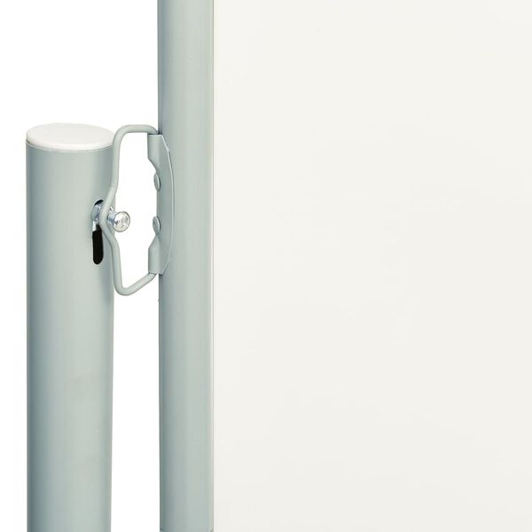 vidaXL Patio Retractable Side Awning 117x600 cm Cream