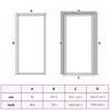 vidaXL Interior Door ESG Glass and Aluminium 93x201.5 cm Black