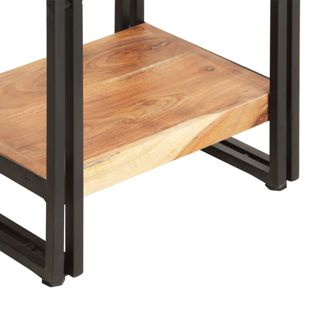 vidaXL 5-Tier Bookcase 40x30x180 cm Solid Acacia Wood