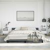 vidaXL Bed Frame without Mattress Dark Grey 183x213 cm Velvet