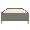 vidaXL Bed Frame without Mattress Dark Grey 100x203 cm Fabric