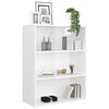 vidaXL Hanging Wall Cabinet High Gloss White 69.5x32.5x90 cm
