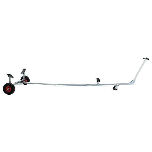 vidaXL Boat Trailer with 3 Wheels, Foldable and Adjustable, 160 kg Steel