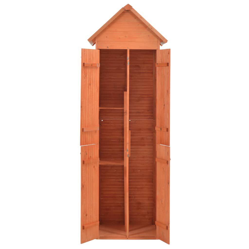 vidaXL Garden Storage Shed 71x60x213 cm Wood