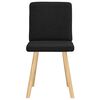 vidaXL Dining Chairs 2 pcs Black Fabric