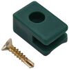 vidaXL Garden Fence Wire Holder with Screw 100 Sets Green