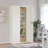 vidaXL File Cabinet White 90x40x200 cm Steel