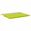 vidaXL Garden Bench Cushion Bright Green 120x(50+50)x7cm Oxford Fabric