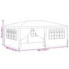 vidaXL Professional Party Tent with Side Walls 4x6 m Anthracite 90 g/m?