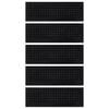 vidaXL Stair Treads 5 pcs 25x75 cm Rubber