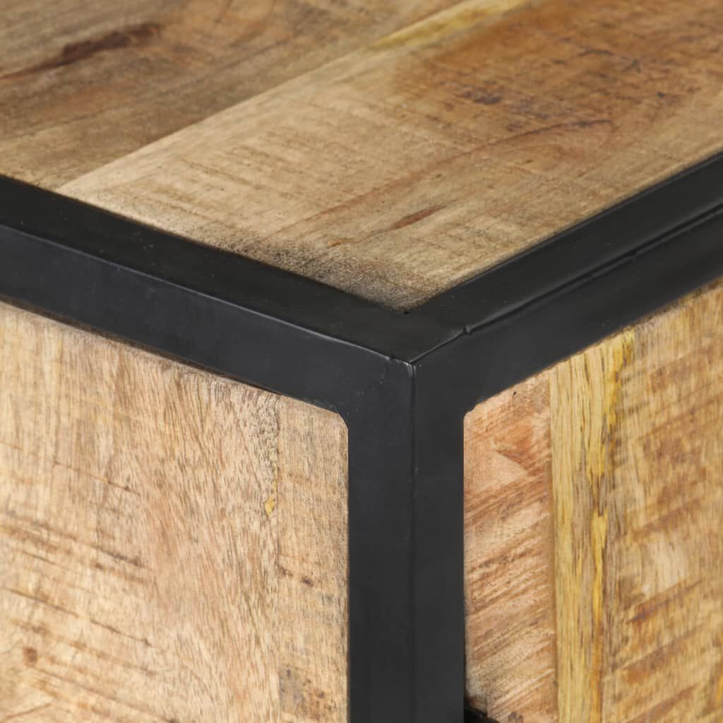 vidaXL Hand Carved Sideboard 60x35x75 cm Solid Mango Wood