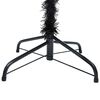 vidaXL Artificial Pre-lit Christmas Tree with Ball Set Black 120 cm PVC