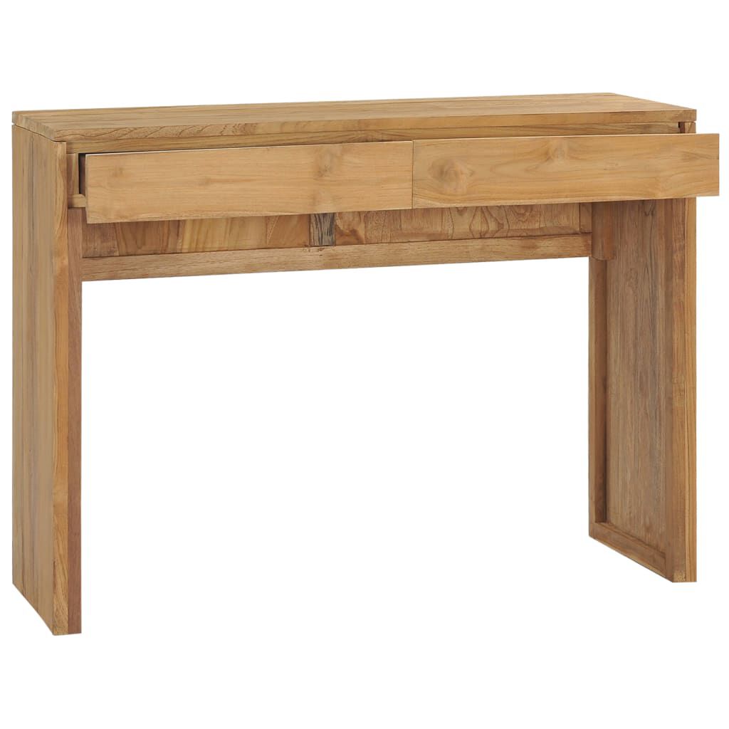 vidaXL Console Table 100x35x75 cm Solid Teak Wood