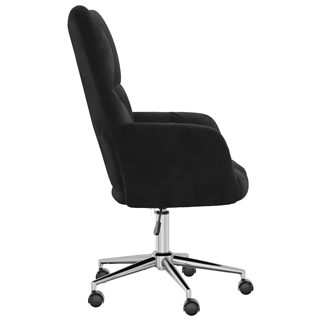vidaXL Relaxing Chair Black Velvet