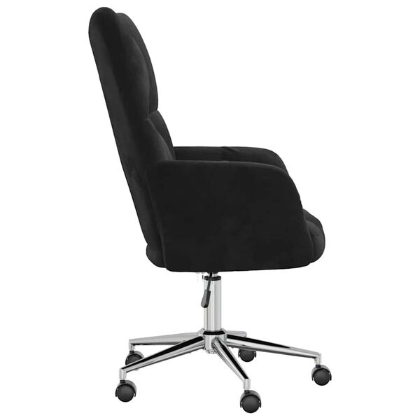 vidaXL Relaxing Chair Black Velvet
