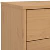 vidaXL Bedside Cabinet OLDEN Brown Solid Wood Pine