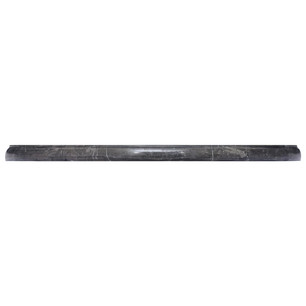 vidaXL Table Top Black Ø50x2.5 cm Marble