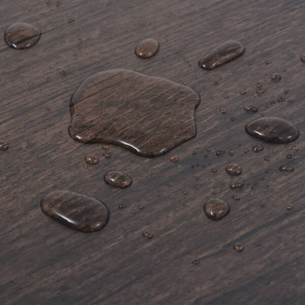 vidaXL Self-adhesive PVC Flooring Planks 5.02 m² 2 mm Dark Brown