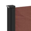 vidaXL Retractable Side Awning Brown 100x300 cm