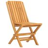 vidaXL 5 Piece Garden Dining Set Solid Wood Teak