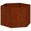 vidaXL Planter Rusty 60x60x45 cm Corten Steel
