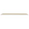 vidaXL Floating Wall Shelf Oak and White 120x23.5x3.8 cm MDF