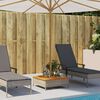 vidaXL Parasol Base Cover Grey 70x70x25 cm Poly Rattan and Acacia