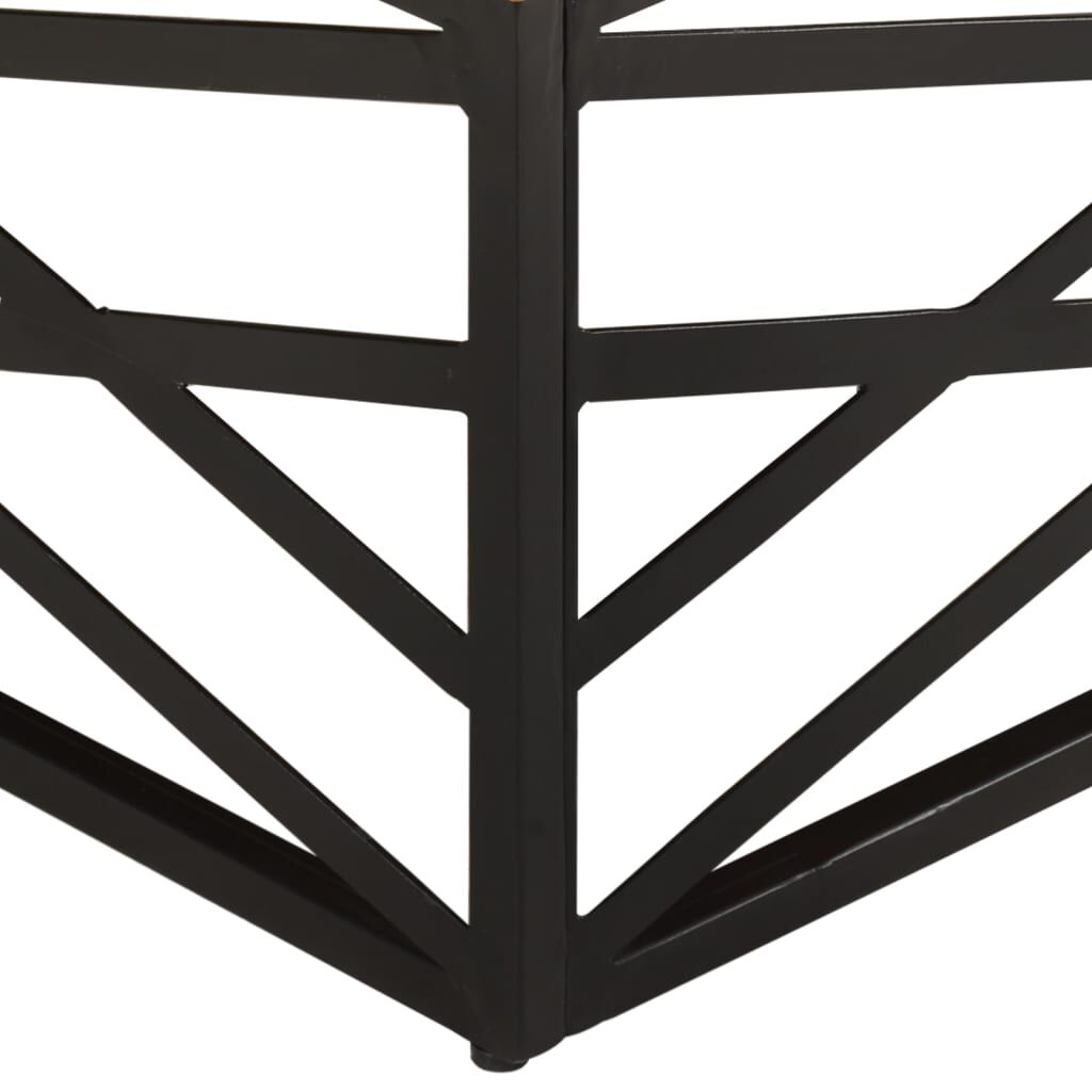 vidaXL Coffee Table 68x68x35 cm Solid Reclaimed Wood
