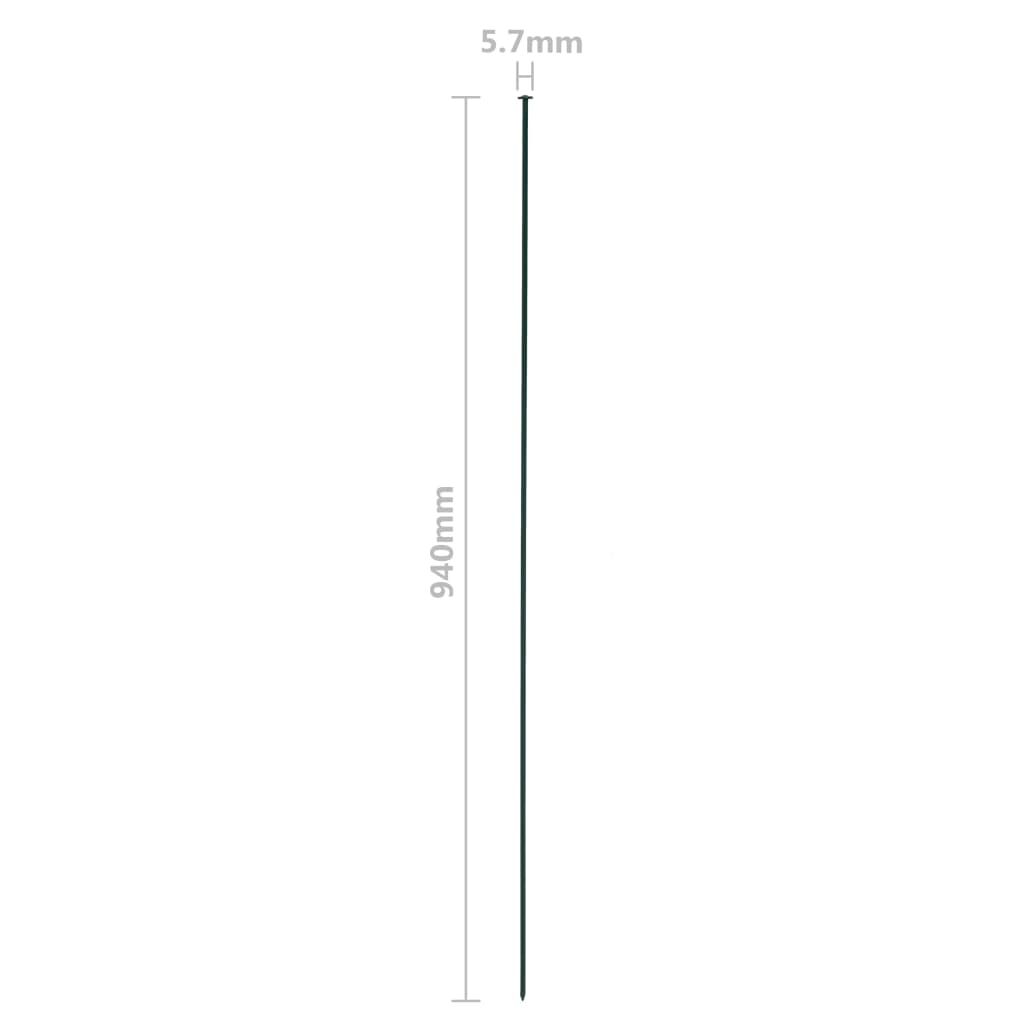 vidaXL Garden Fence Set 77.5x64 cm Green