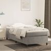 vidaXL Box Spring Bed Frame Light Grey Twin XL Velvet (US Only)