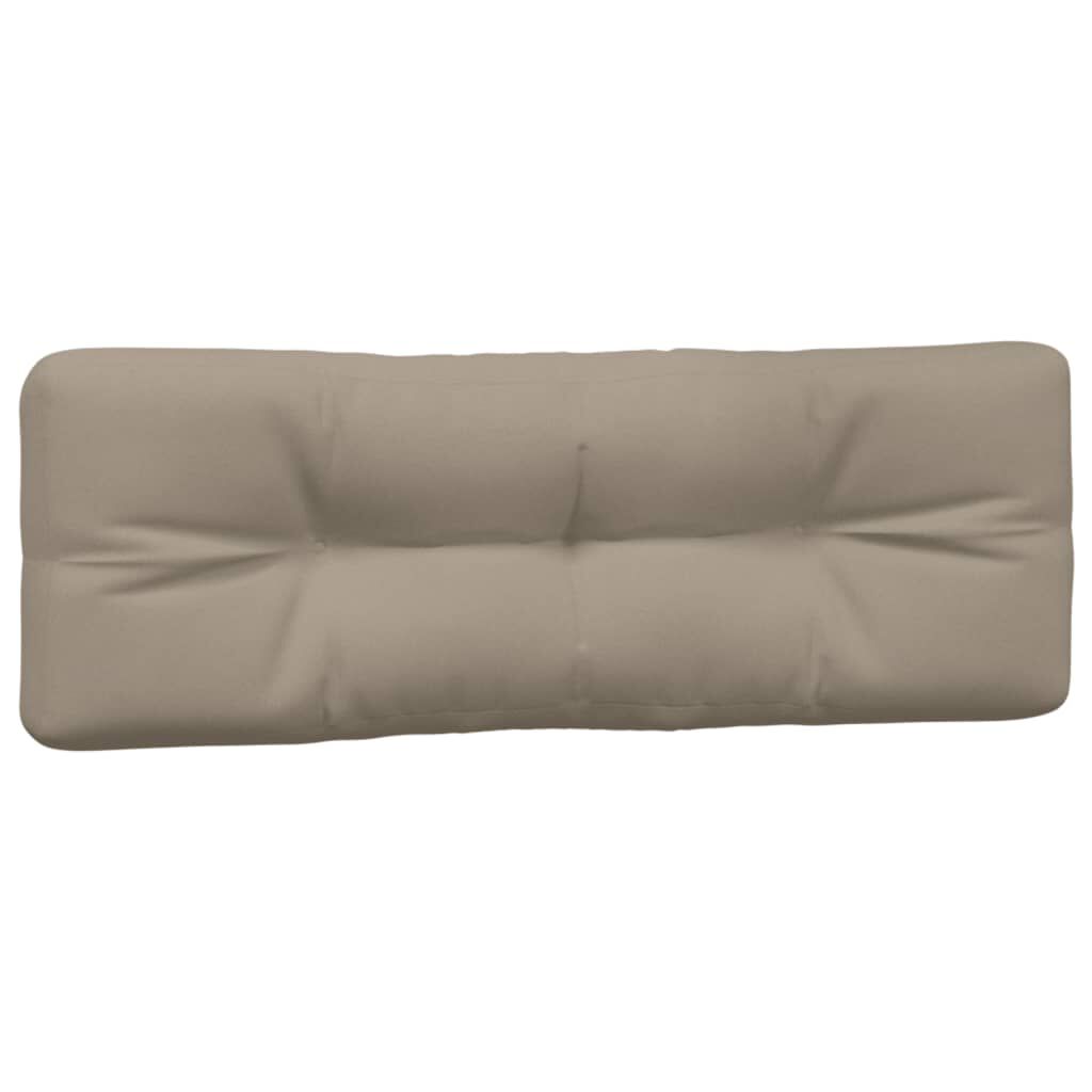 vidaXL Pallet Cushions 3 pcs Taupe Fabric