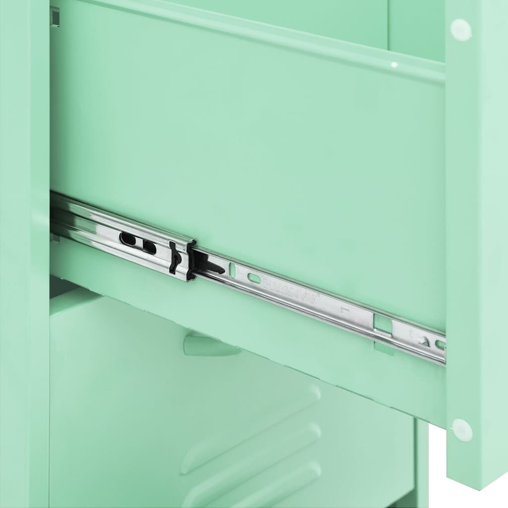 vidaXL Storage Cabinet Mint 42.5x35x101.5 cm Steel
