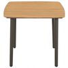 vidaXL Garden Table 80x80x72cm Solid Acacia Wood and Steel