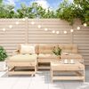 vidaXL 5 Piece Garden Lounge Set Solid Wood Pine