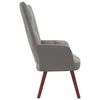 vidaXL Relaxing Chair Light Grey Velvet