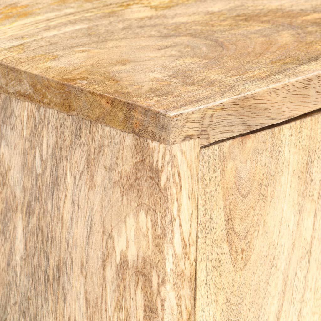 vidaXL Highboard 80x30x100 cm Solid Mango Wood