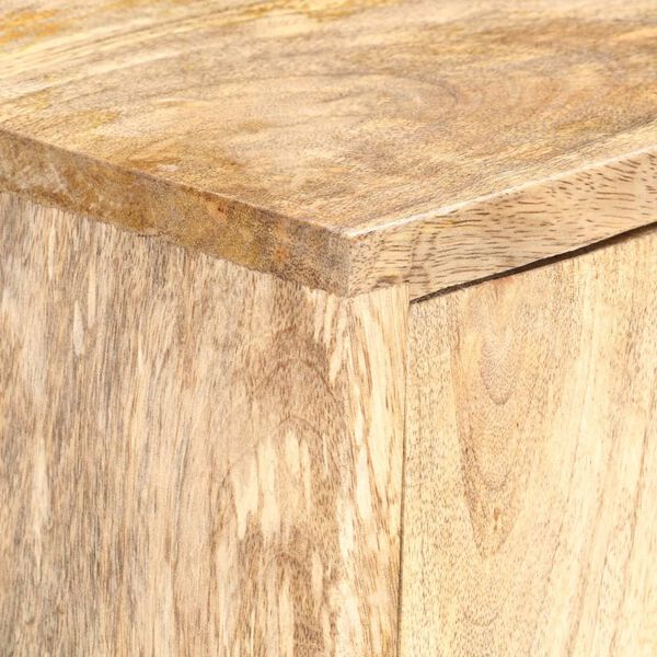 vidaXL Highboard 80x30x100 cm Solid Mango Wood